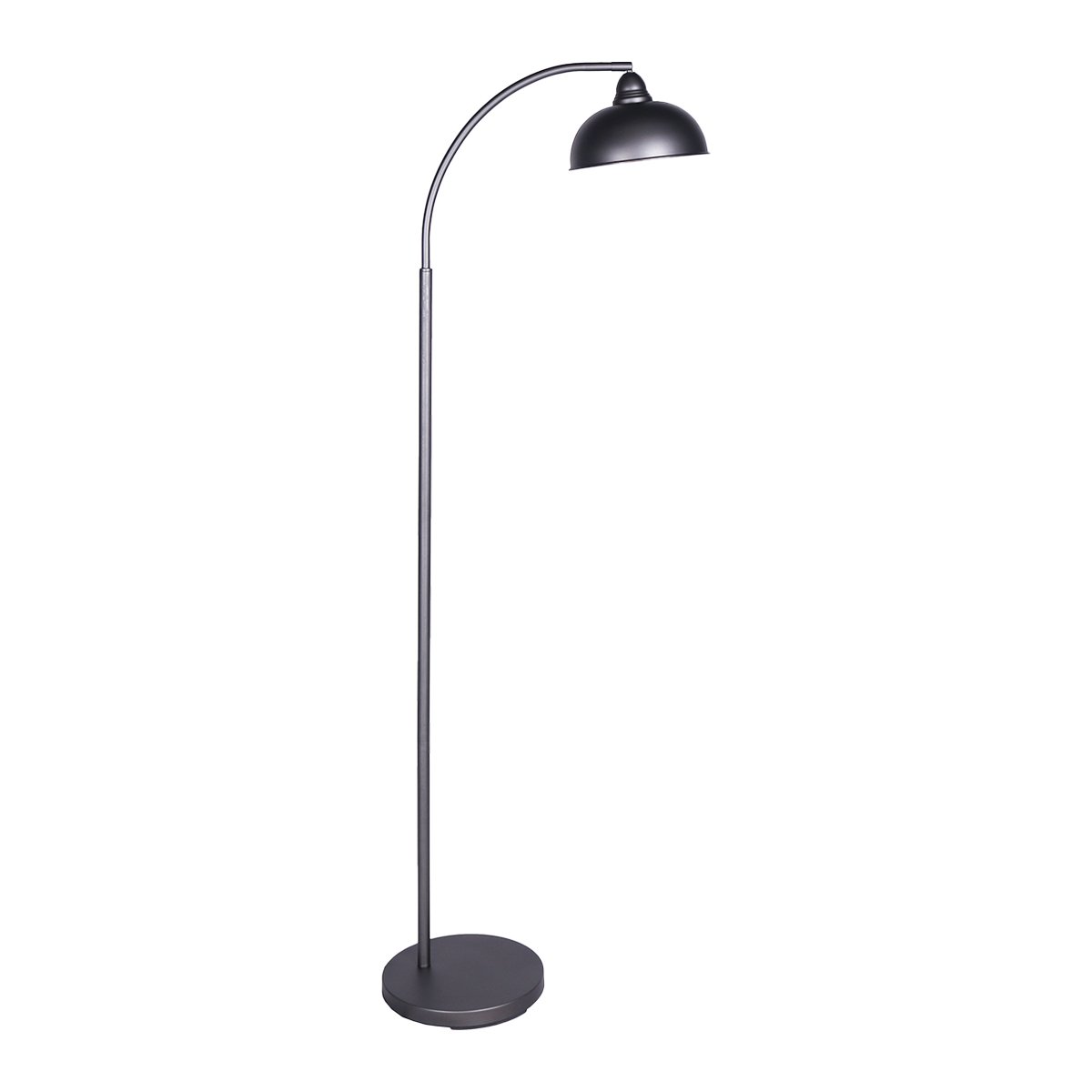 Sarantino Dark Grey Floor Lamp Industrial Chic Adjustable Angle 1