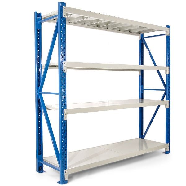 Garage Storage Steel Rack Shelving 2.0m-wide 400kg 1