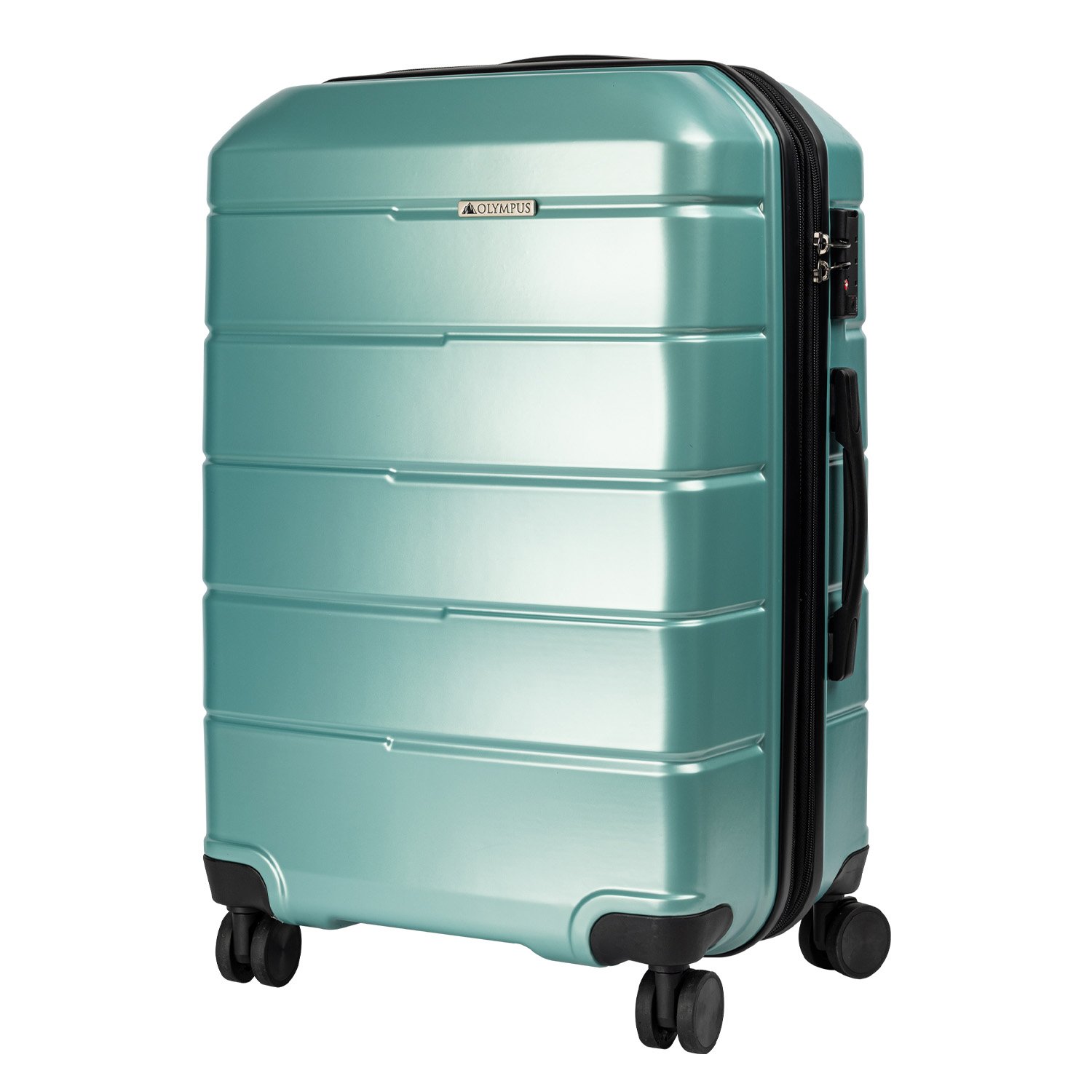Olympus Artemis 24in Hard Shell Suitcase ABS+PC Electric Teal 1
