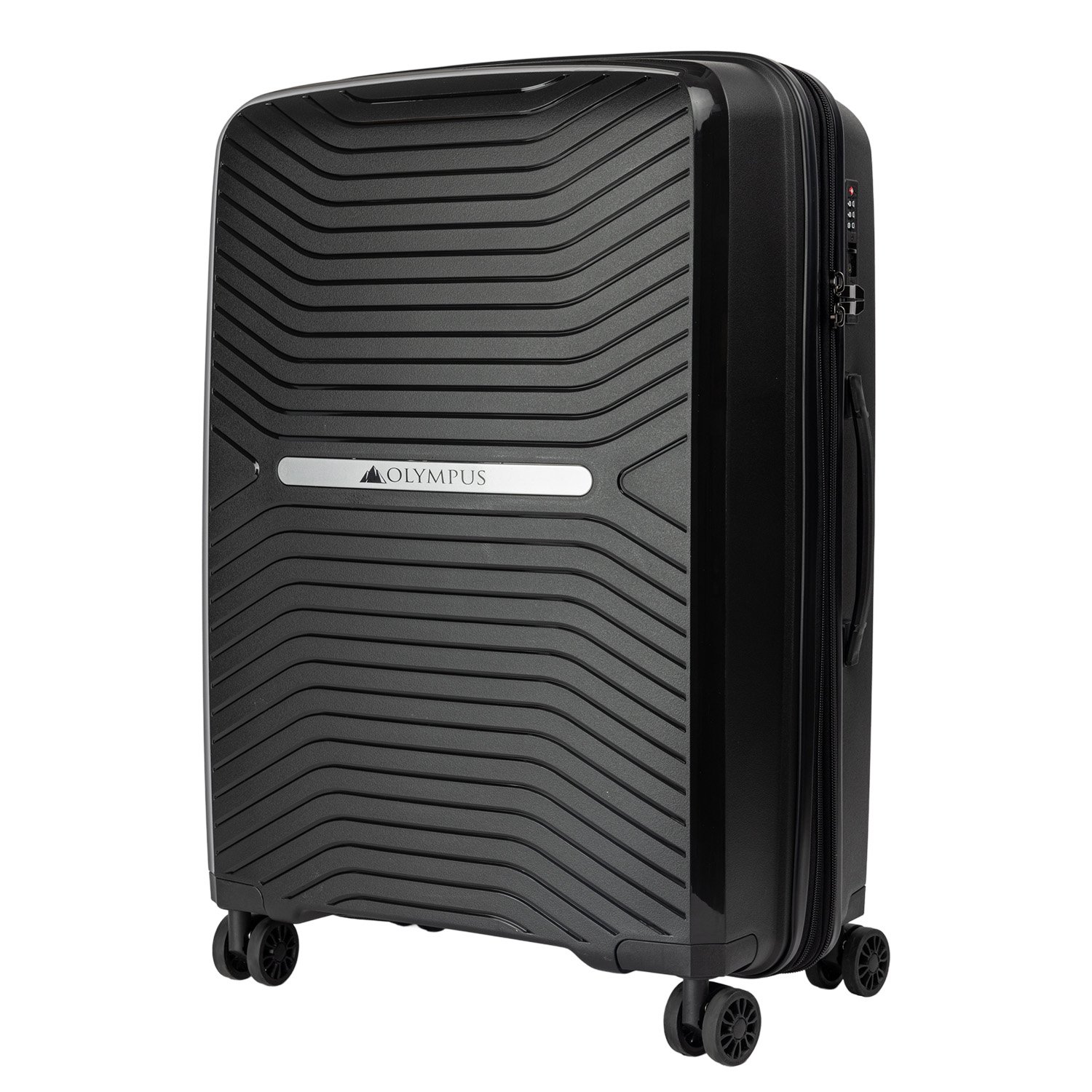 Olympus Astra 20in Hard Shell Suitcase - Obsidian Black 1