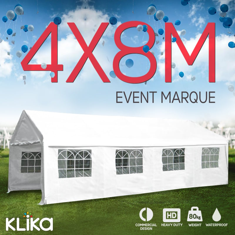 4x8 Outdoor event marquee - White 1