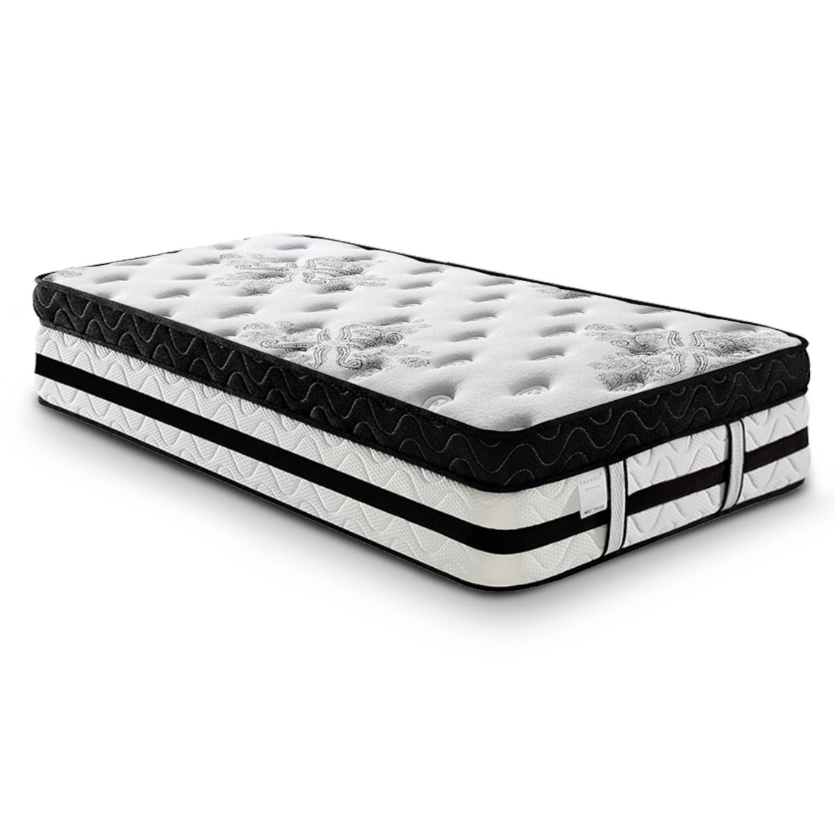 Laura Hill King Single Mattress with Euro Top - 34cm 1 Laura Hill King Single Mattress with Euro Top - 34cm