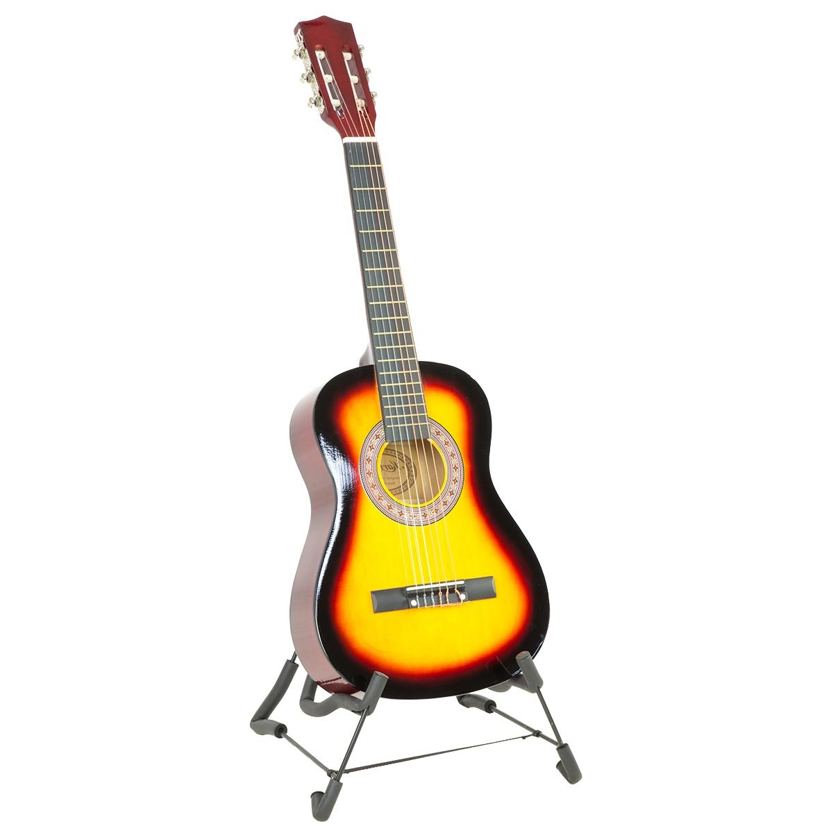 Childrens Guitar Karrera 34in Acoustic Wooden - Sunburst 2