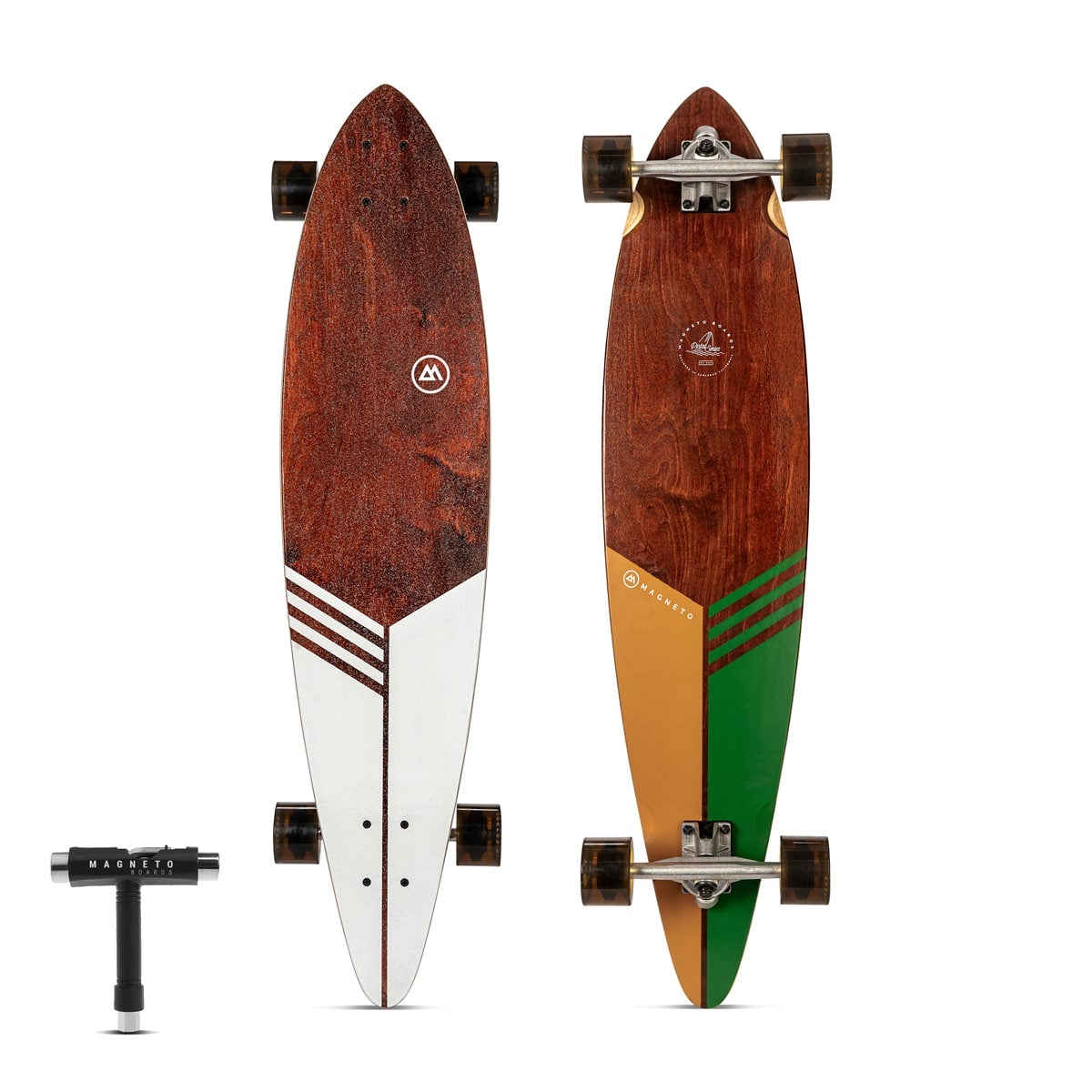 Magneto Pintail Swallow Longboard Skateboard 1