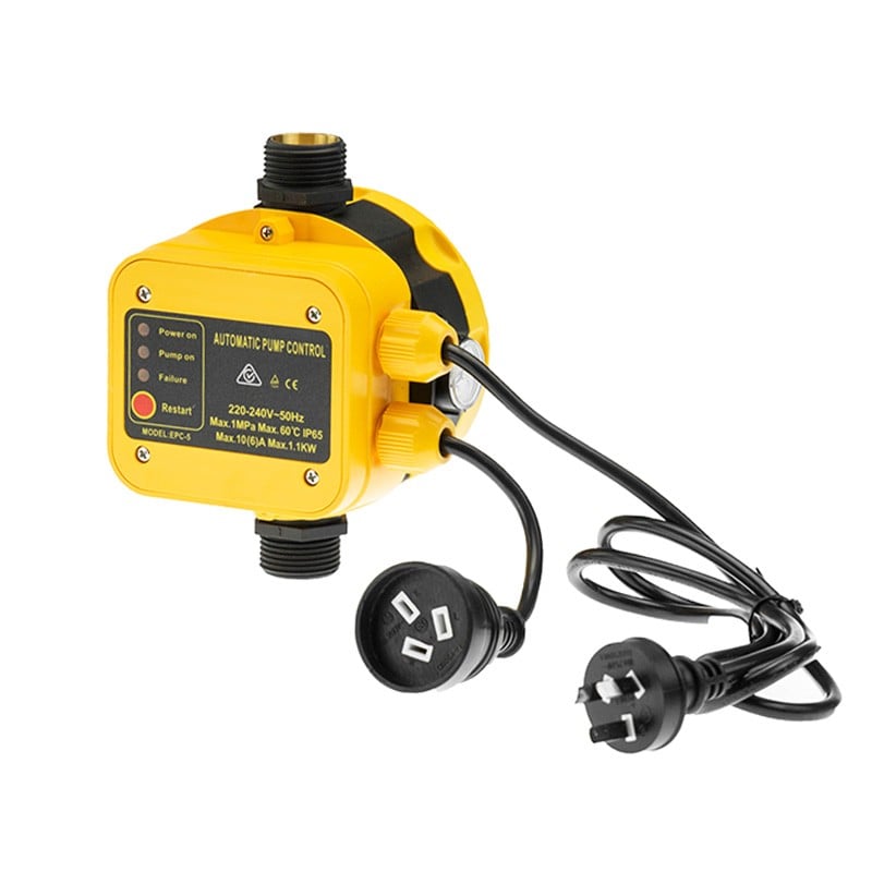 Automatic Water Pump Pressure Controller Switch - Yellow 2