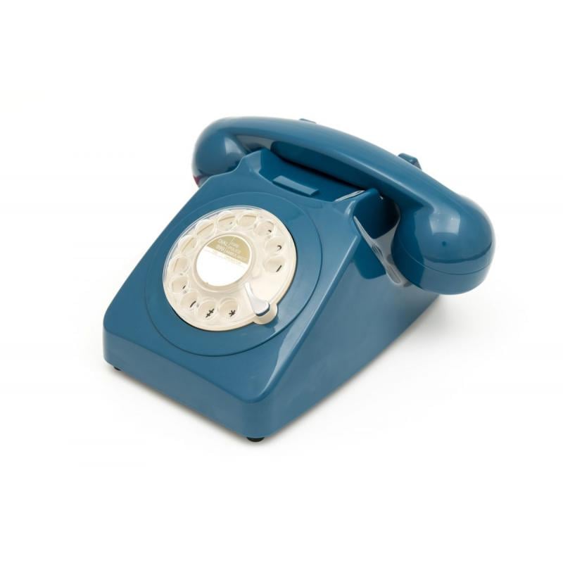 GPO 746 ROTARY TELEPHONE - AZURE BLUE 1