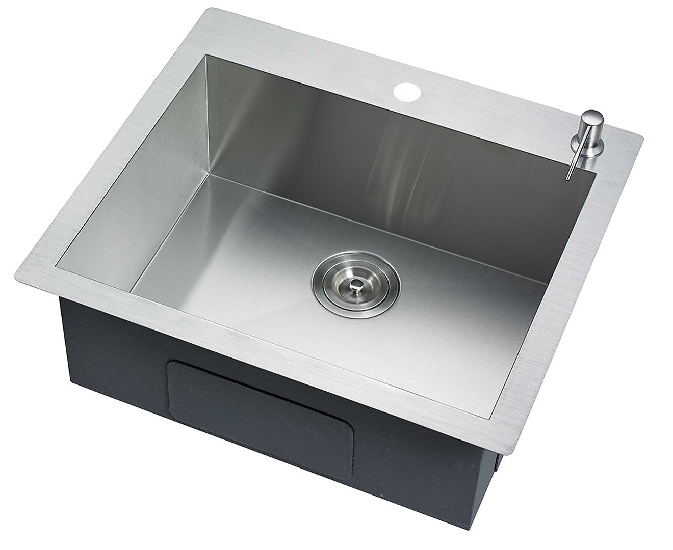 304 Stainless Steel Undermount Topmount Kitchen Laundry Sink - 530 x 500mm 2