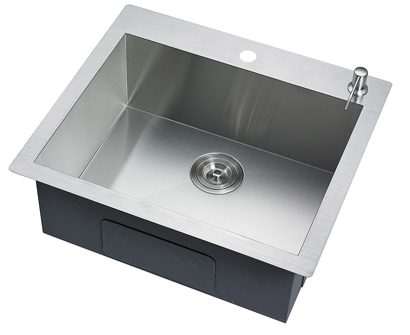 304 Stainless Steel Undermount Topmount Kitchen Laundry Sink - 530 x 500mm 1 304 Stainless Steel Undermount Topmount Kitchen Laundry Sink - 530 x 500mm