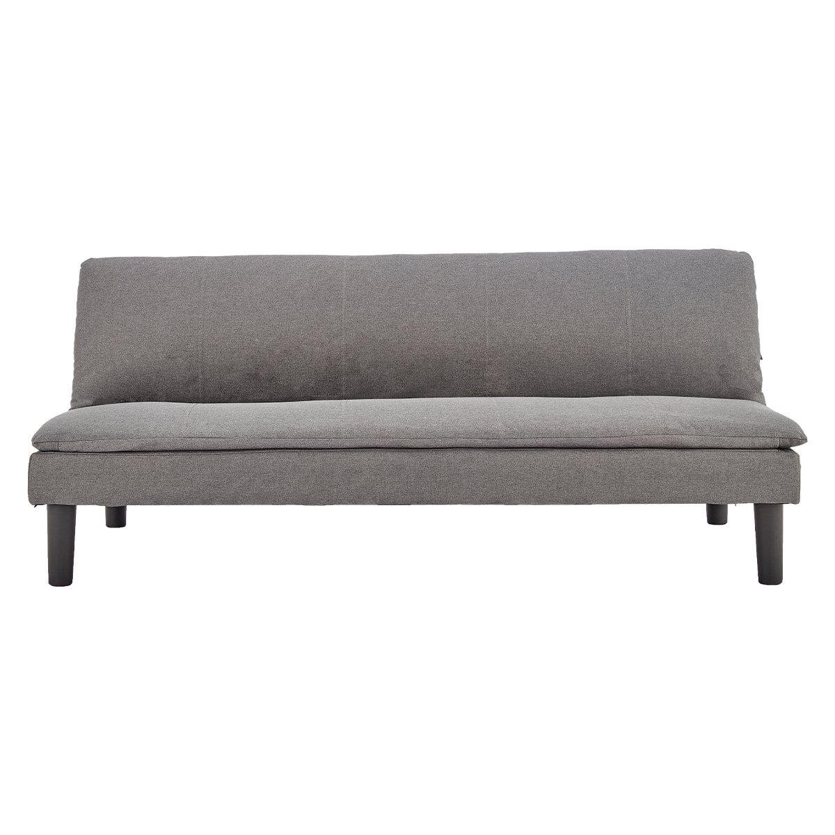 Sarantino 3 Seater Modular Faux Linen Fabric Sofa Bed Couch -Dark Grey 1