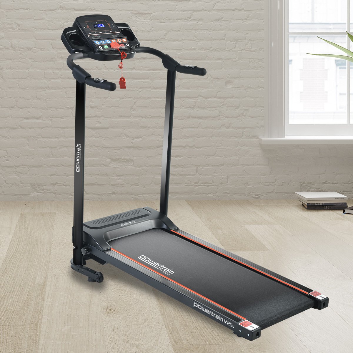 Powertrain V25 Foldable Treadmill Home Gym Cardio Walk Machine 1