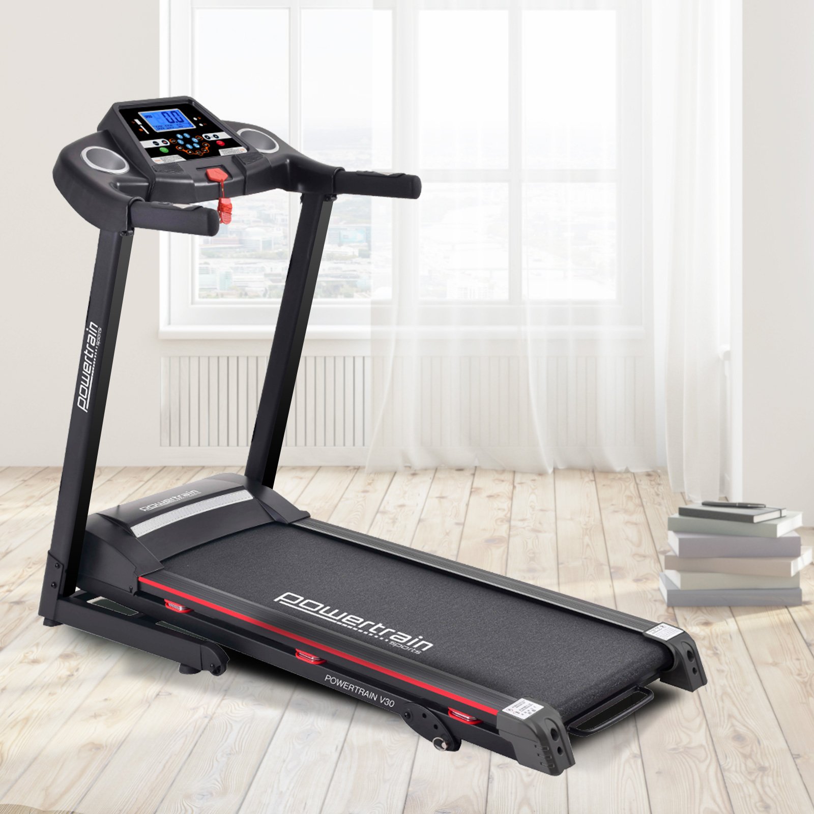 Powertrain V30 Foldable Treadmill Manual Incline Home Gym Cardio 2