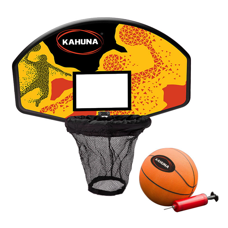 Kahuna Trampoline Basketball Ring Set with Mini Ball and Pump 2