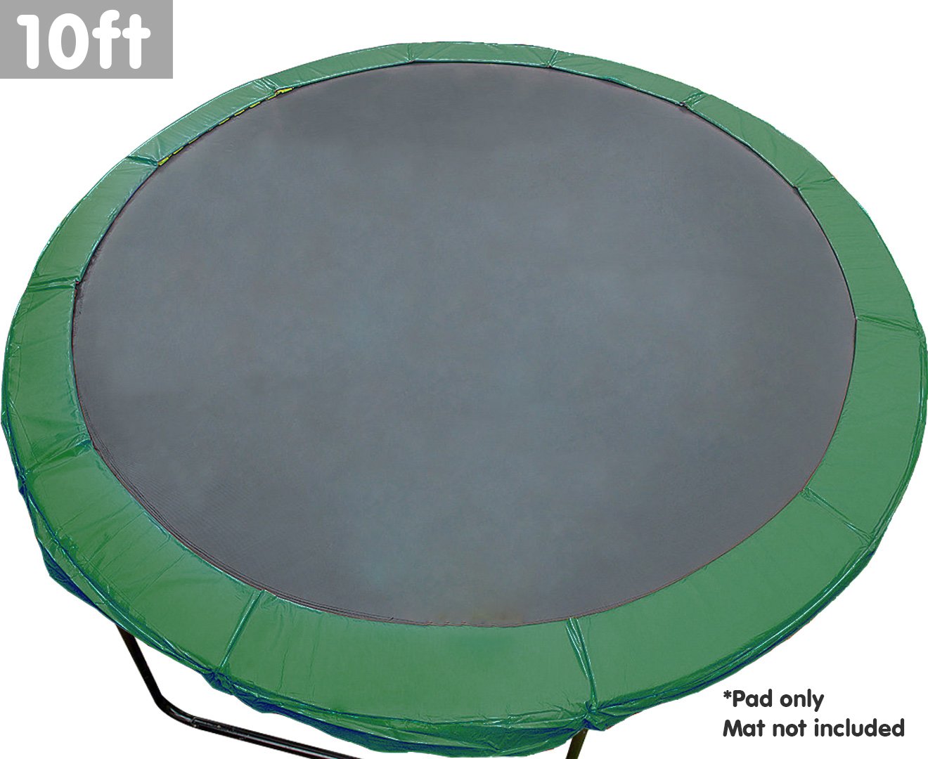 Trampoline 10ft Replacement Pad Outdoor Round Spring Cover Green 2