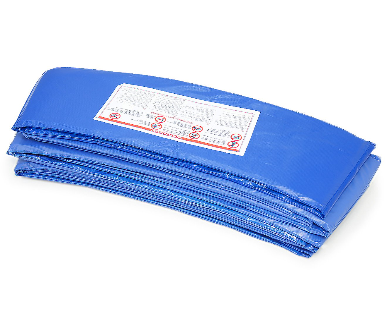 10ft Trampoline Replacement Safety Pad and Net Round 8 Poles Blue 2