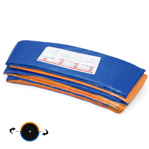 Reversible Replacement Trampoline Spring Safety Pad - Orange/Blue 1