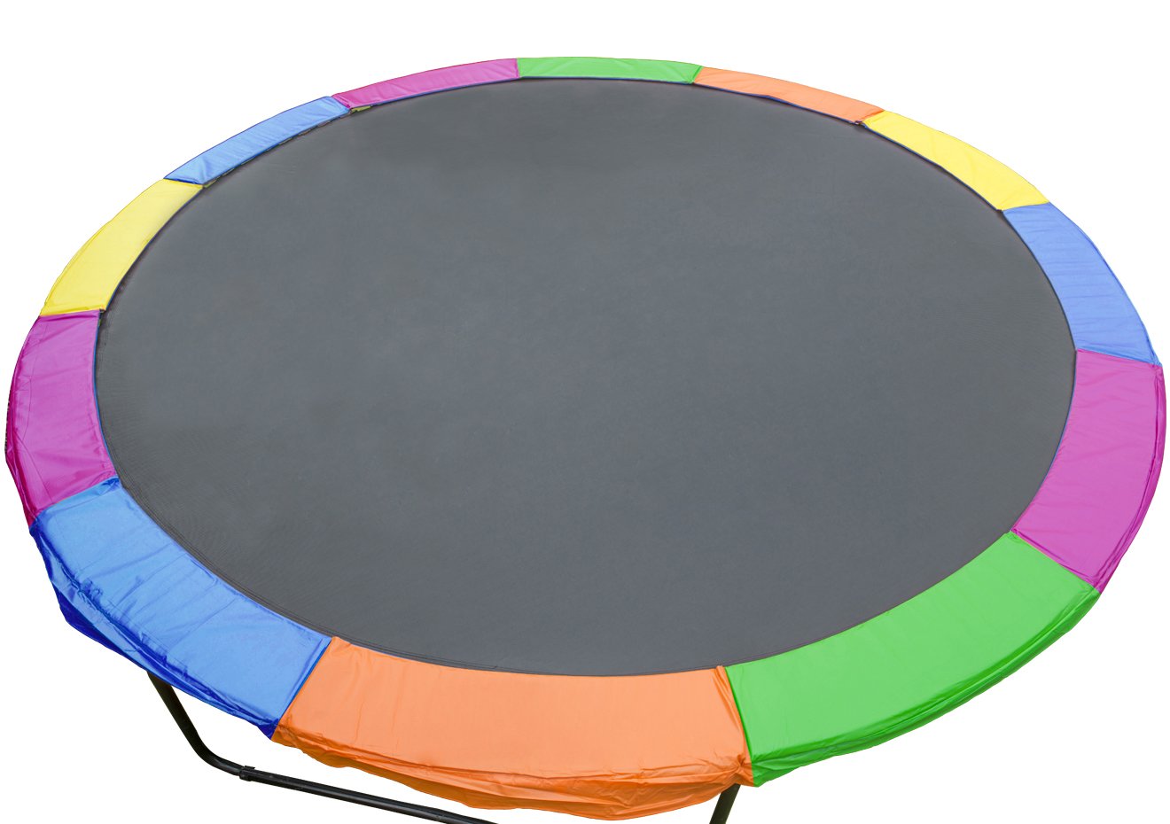 Trampoline 12ft Replacement Outdoor Round Spring Pad Cover - Rainbow 2