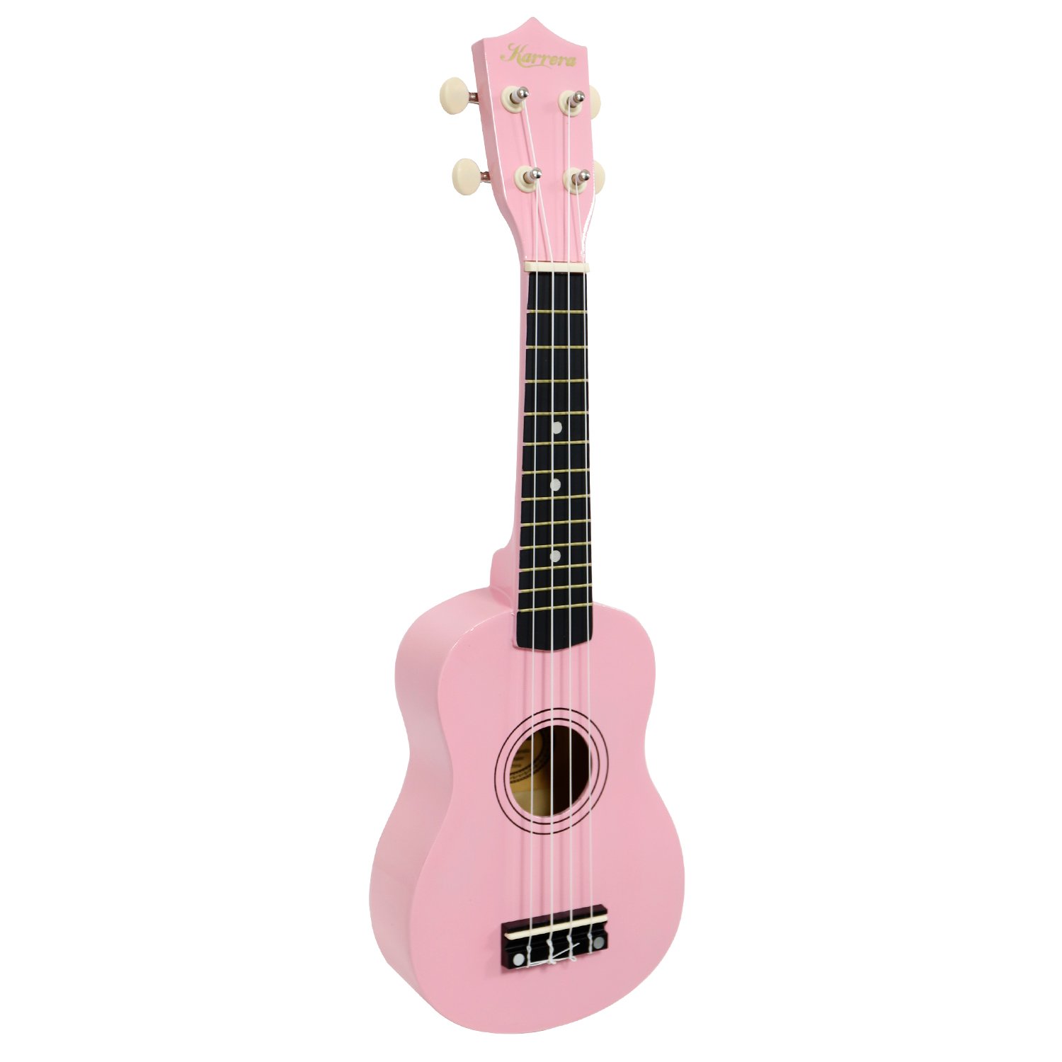 Karrera 21in Ukulele - Pink 1 Karrera 21in Ukulele - Pink