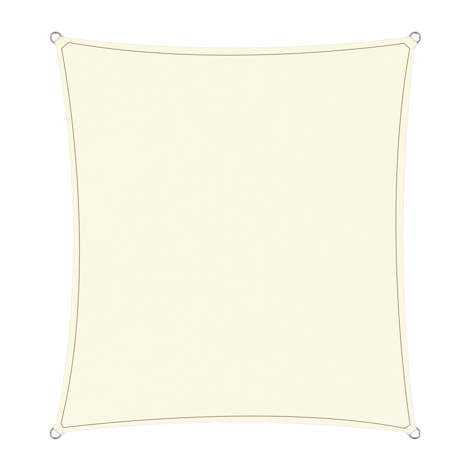 Wallaroo Waterproof Outdoor Shade Sail Canopy Sun Cloth Square 4x4M 1 Wallaroo Waterproof Outdoor Shade Sail Canopy Sun Cloth Square 4x4M