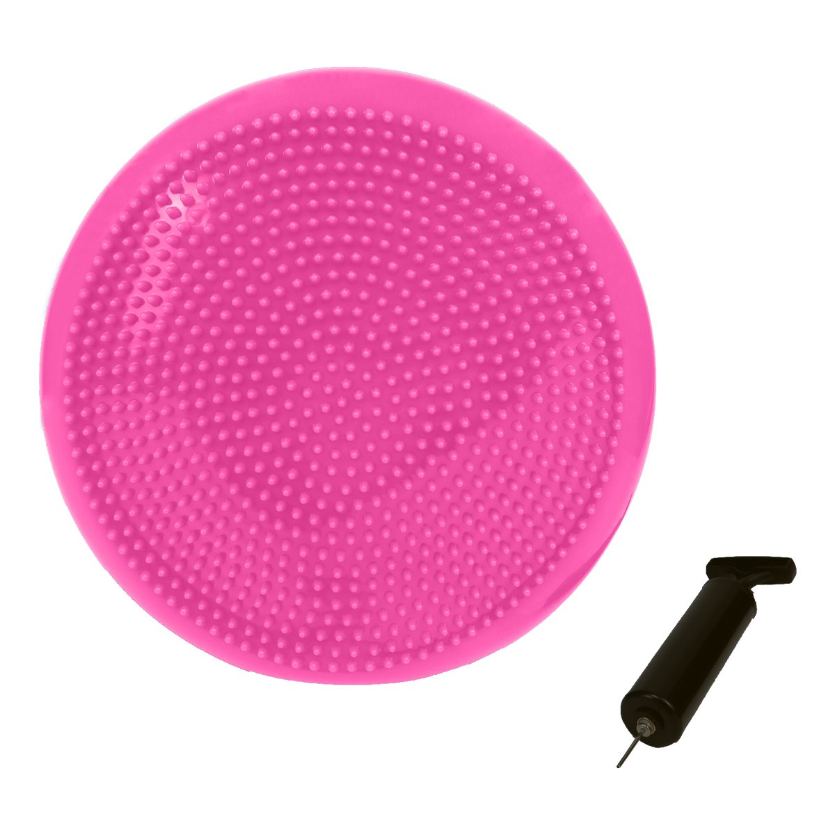 Powertrain Yoga Stability Disc Home Gym Pilates Balance Trainer - Pink 1 Powertrain Yoga Stability Disc Home Gym Pilates Balance Trainer - Pink