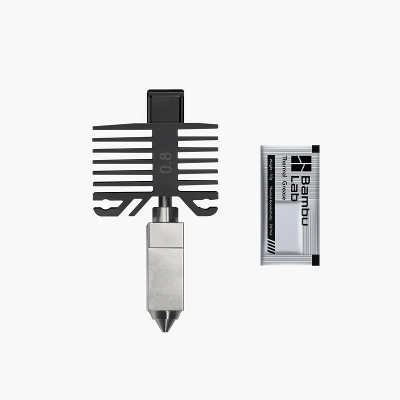 Hotend with Nozzle 0.8mm Hardened Steel 2