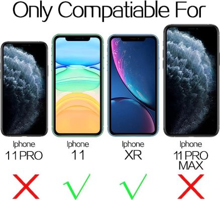 Mkeke Compatible for iPhone 11 Screen Protector for iPhone XR Screen Protector, Tempered Glass Film for Apple iPhone 11 and iPhone XR, 3-Pack Clear 2