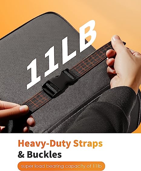 HOTOR Car Trash Can with Lid and Storage Pockets, 100% Leak-Proof Car Organizer, Waterproof Car Garbage Can, Multipurpose Trash Bin for Car 5 HOTOR Car Trash Can with Lid and Storage Pockets, 100% Leak-Proof Car Organizer, Waterproof Car Garbage Can, Multipurpose Trash Bin for Car - Image 5