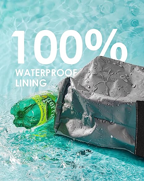 HOTOR Car Trash Can with Lid and Storage Pockets, 100% Leak-Proof Car Organizer, Waterproof Car Garbage Can, Multipurpose Trash Bin for Car 2 HOTOR Car Trash Can with Lid and Storage Pockets, 100% Leak-Proof Car Organizer, Waterproof Car Garbage Can, Multipurpose Trash Bin for Car - Image 2