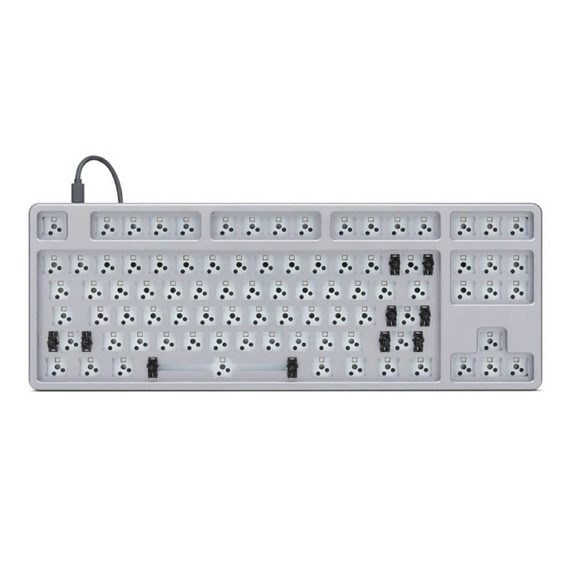 Azio Cascade Keyboard Base Gry 1