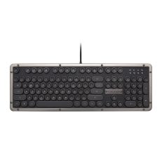 Azio Retro Keyboard Black