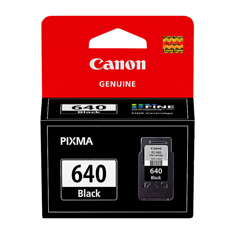 Canon PG640 Black Ink Cart 1