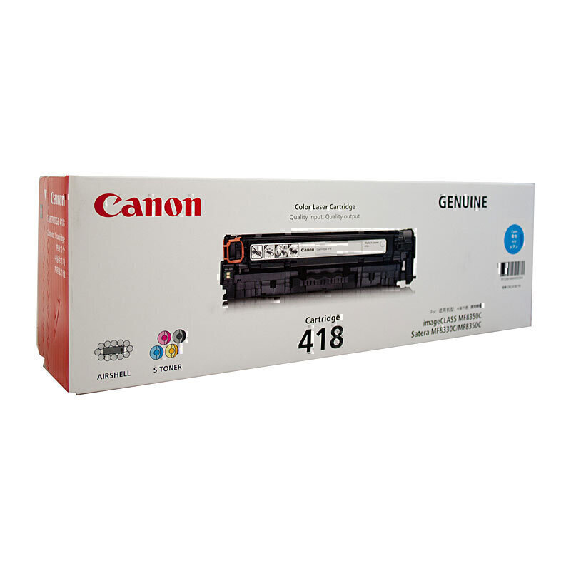 Canon CART418 Cyan Toner 1