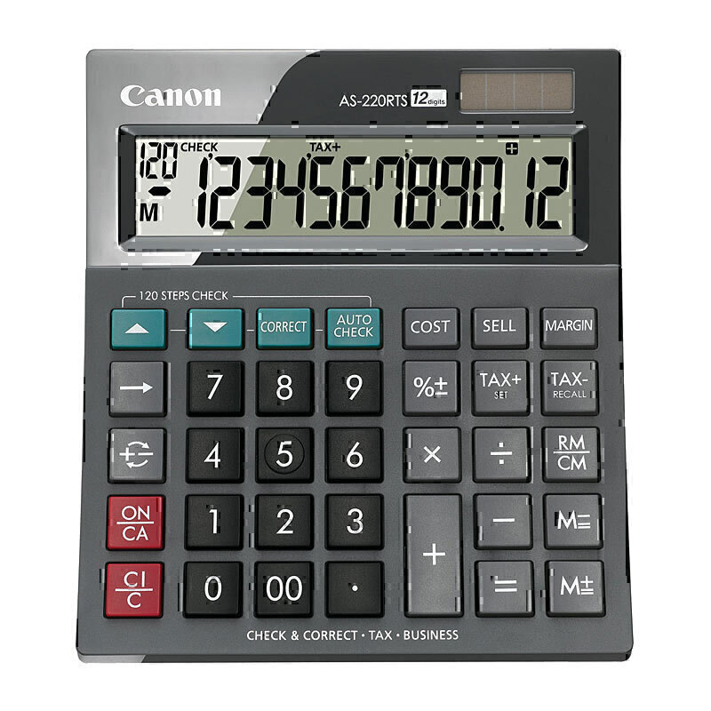 Canon AS220RTS Calculator 1 Canon AS220RTS Calculator