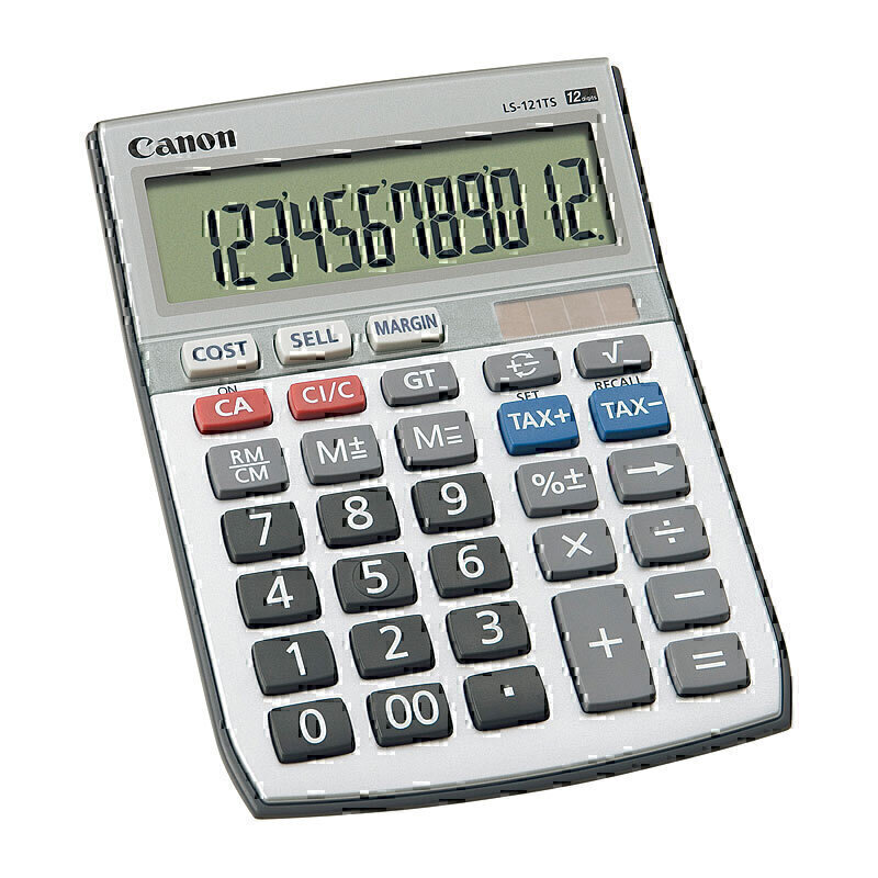 Canon LS121TS Calculator 2