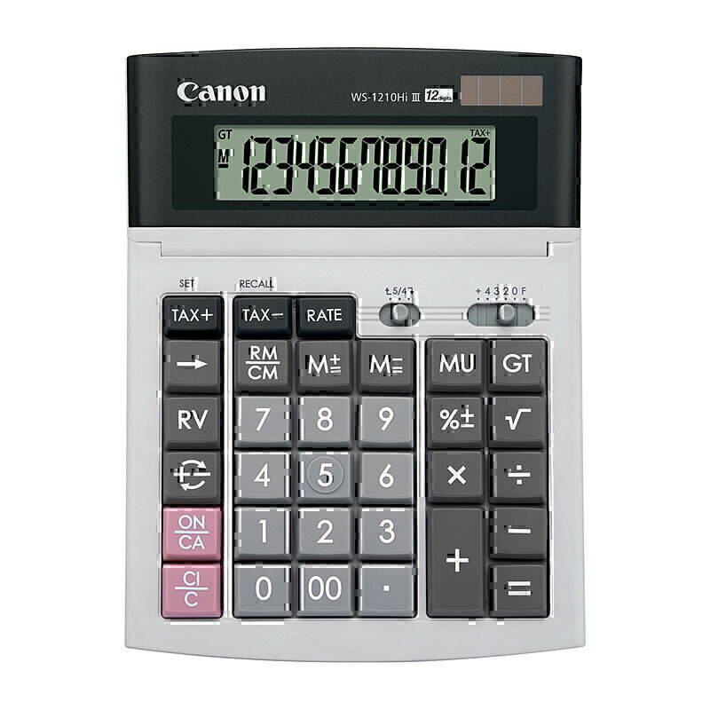 Canon WS1210HiIII Calculator 1