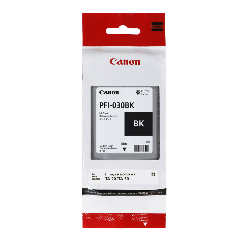 Canon PFI030 Black Ink 1
