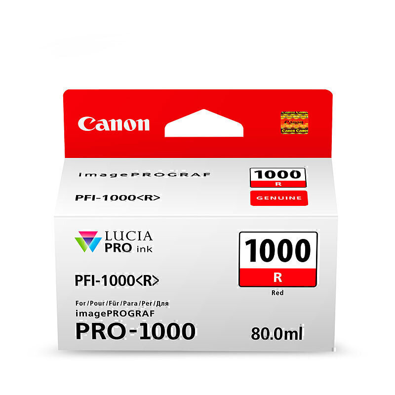 Canon PFI1000 Red Ink Cart 2