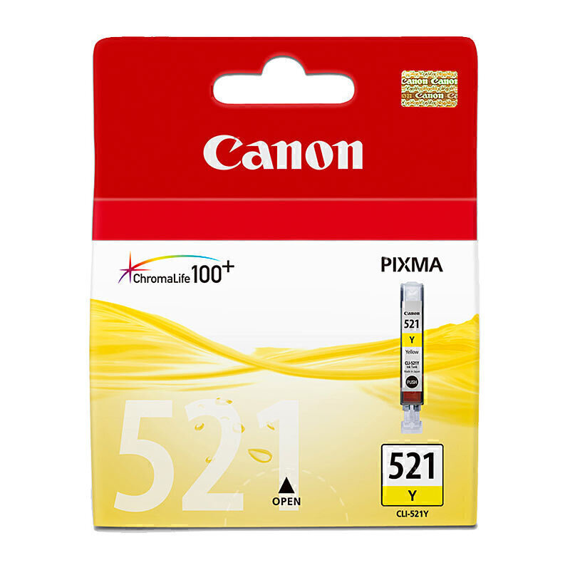 Canon CLI521 Yellow Ink Cart 2