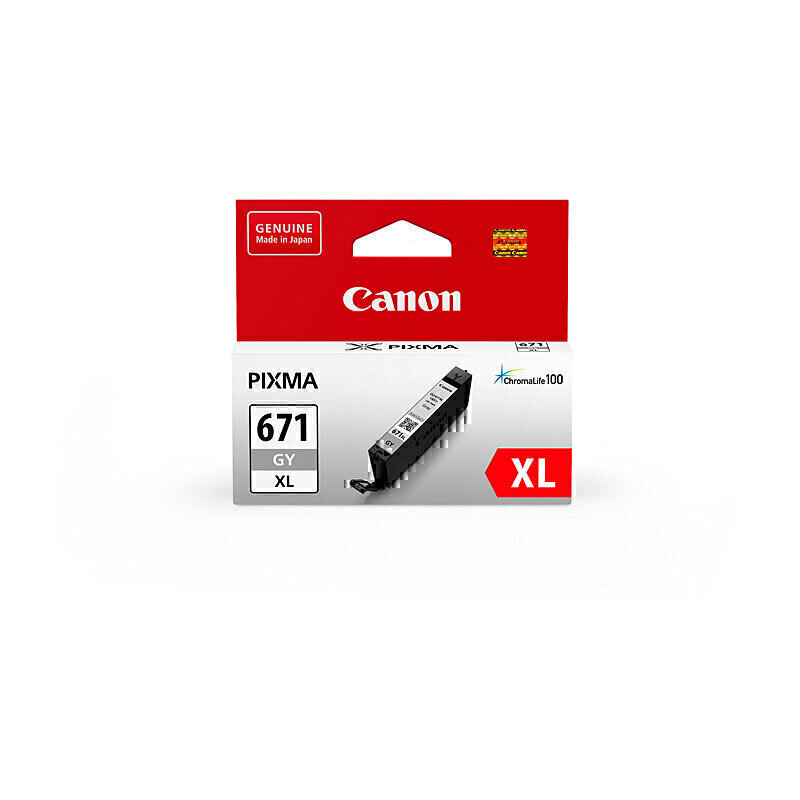 Canon CLI671XL Grey Ink Cart 1