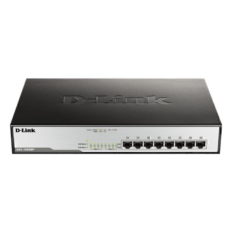D-LINK DGS-1008MP PoE Switch 1