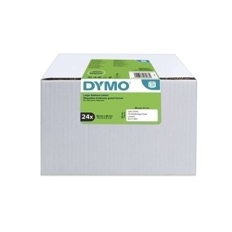 Dymo LW Lg Adrs Label Bulk 24 1 Dymo LW Lg Adrs Label Bulk 24
