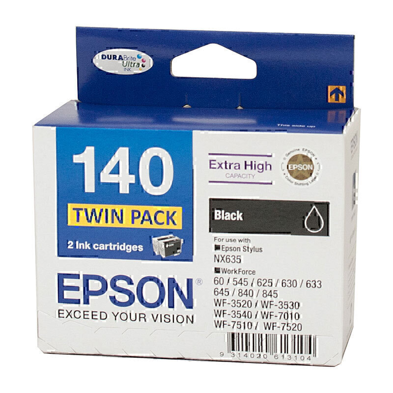 Epson 140 Black Twin Pack 1