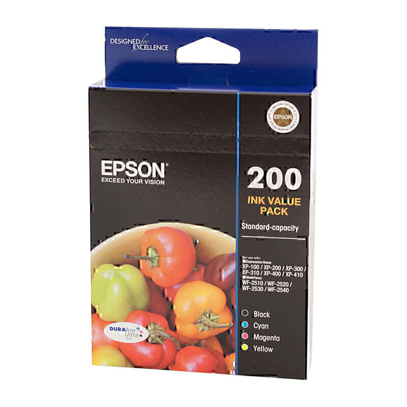Epson 200 4 Ink Value Pack 2