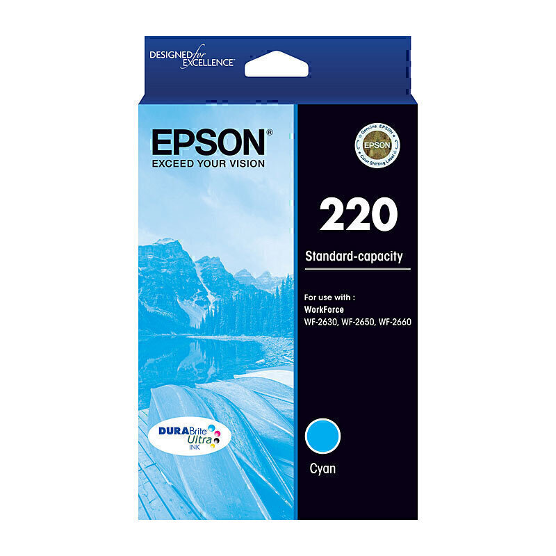 Epson 220 Cyan Ink Cart 1