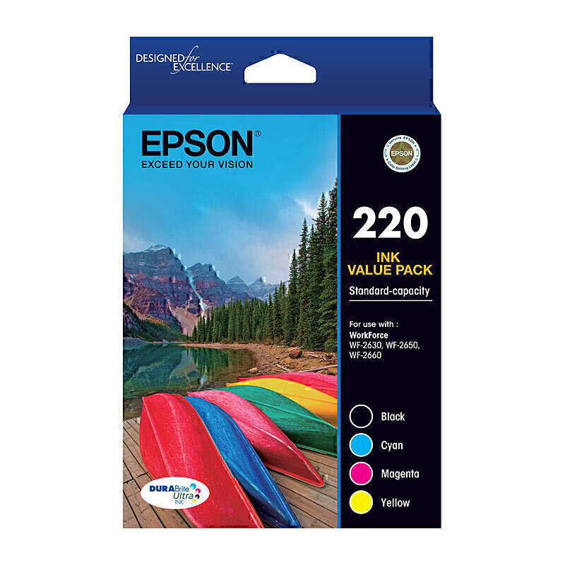 Epson 220 4 Ink Value Pack 2