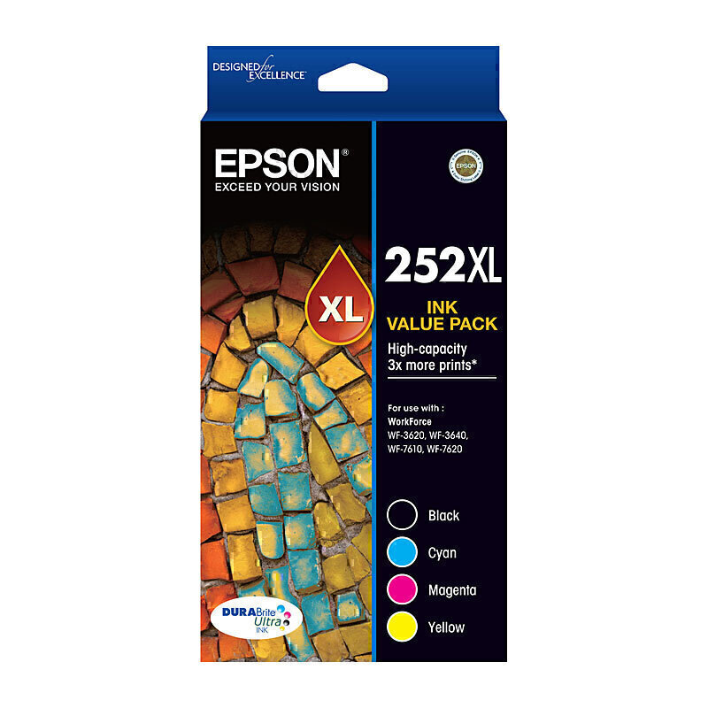 Epson 252XL 4 Ink Value Pack 2