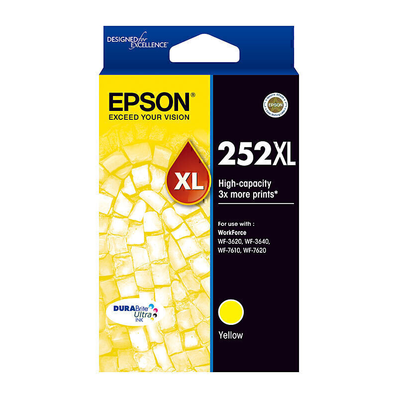 Epson 252XL Yellow Ink Cart 1