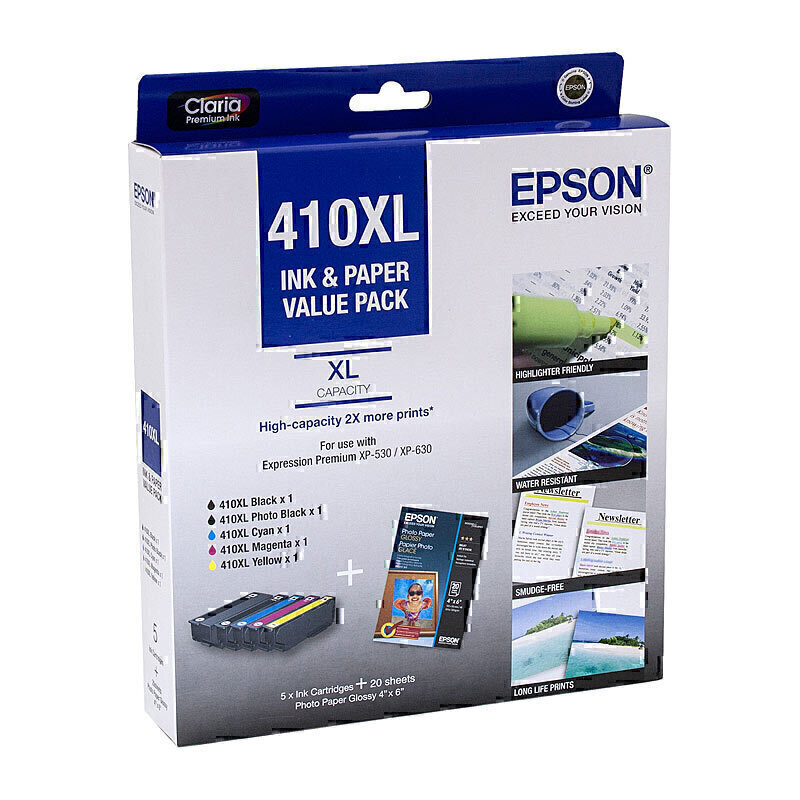 Epson 410XL 5 Ink Value Pack 2