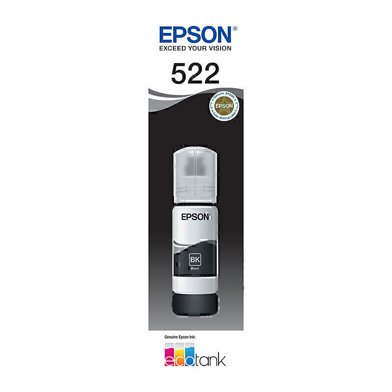 Epson T522 Blk EcoTank Bottle 1