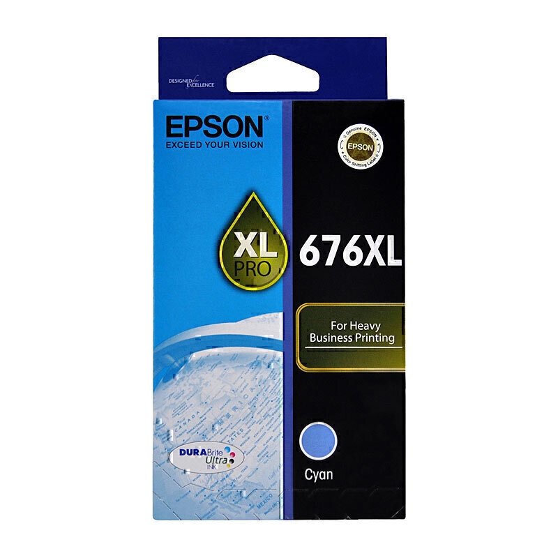 Epson 676XL Cyan Ink Cart 1
