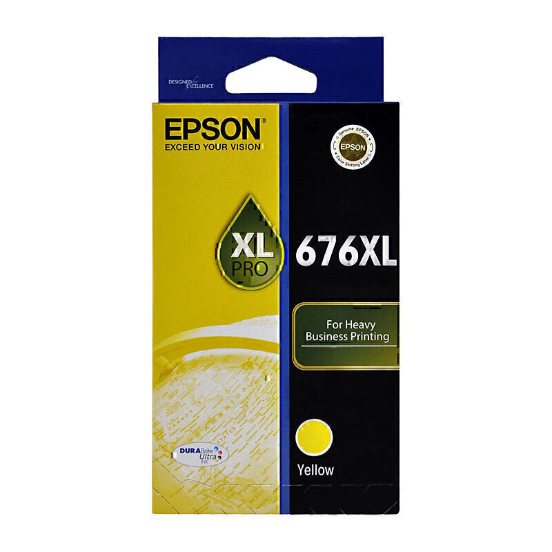 Epson 676XL Yellow Ink Cart 1
